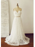 Strapless Sweetheart Full Lace Wedding Dress